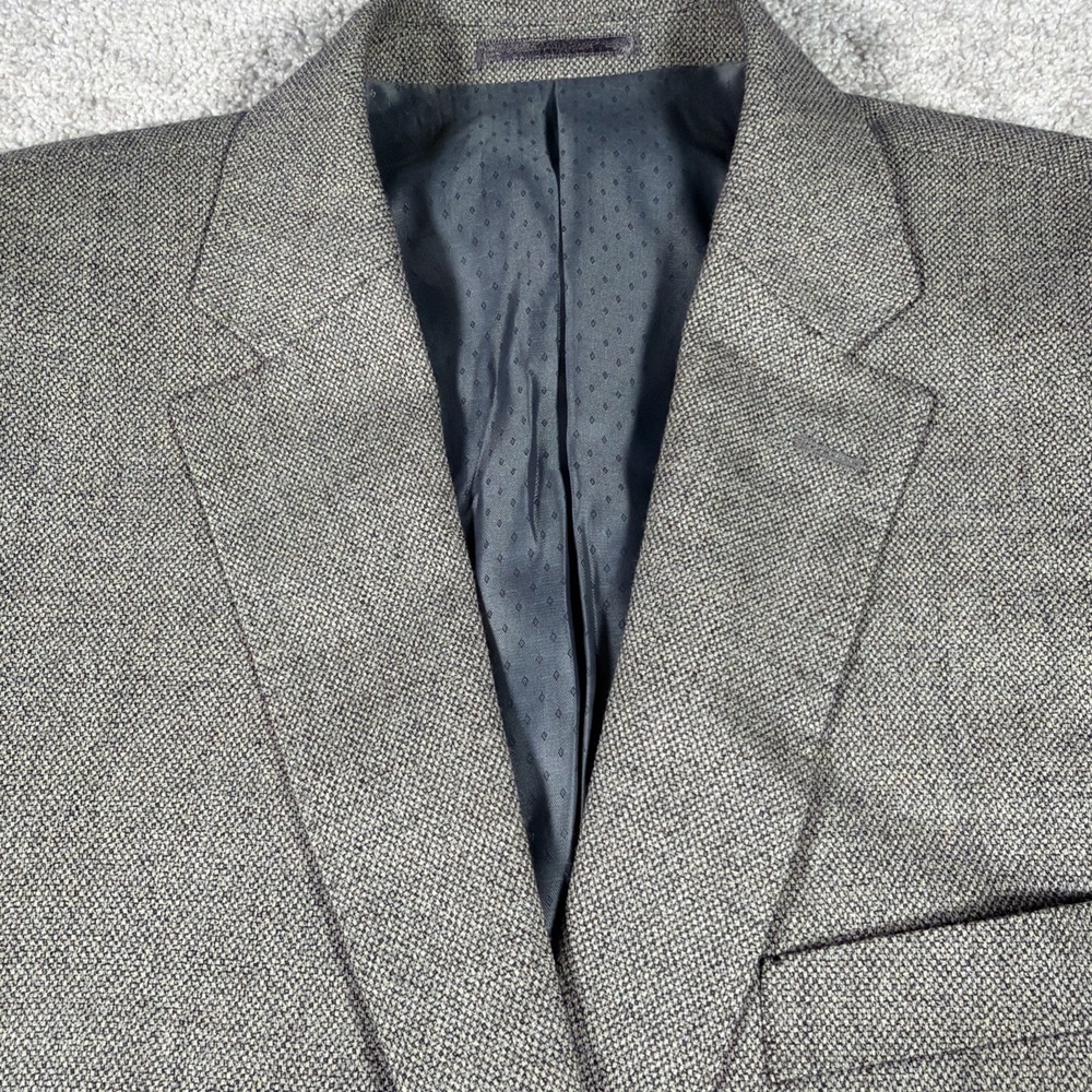 Gray Textured Men's Blazer - Classic Sport Coat